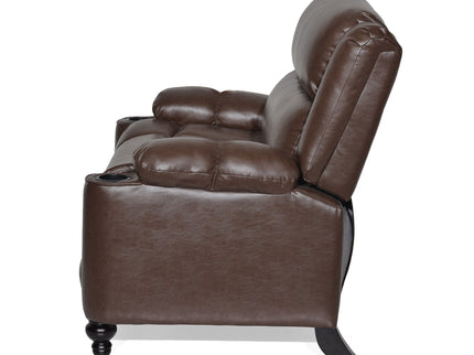 Tufted Design Wide Manual Recliner Chair
