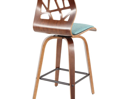 Folia - Mid Century Modern Counter Stool (Set of 2)