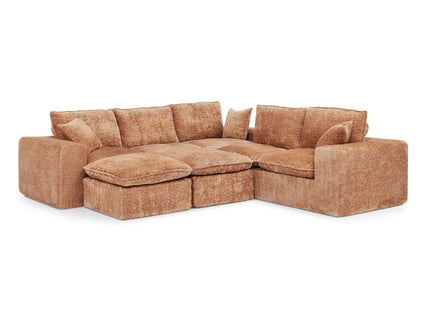 Sectional Sofa With Moveable Ottoman