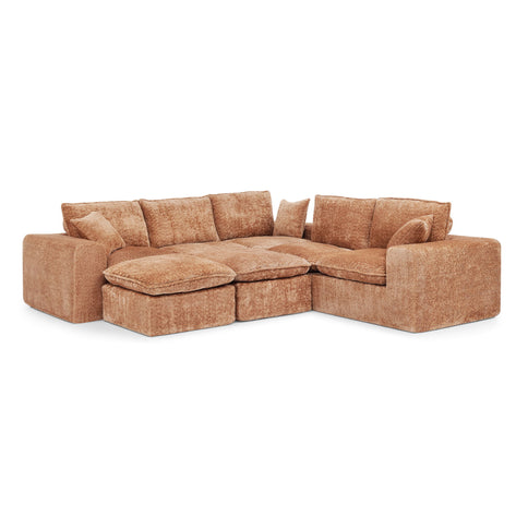 Sectional Sofa With Moveable Ottoman
