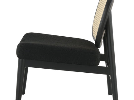 Quinne - Accent Chair With Padded Seat - Black