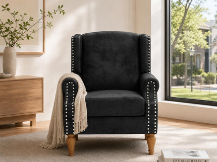 Decorative Chair With Stud Detailing