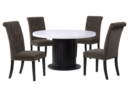 Sherry - 5 Piece Round Dining Table Set
