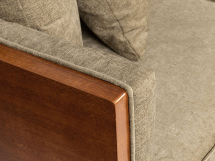 Retro Modern Loveseat With Button Tufted Upholstery