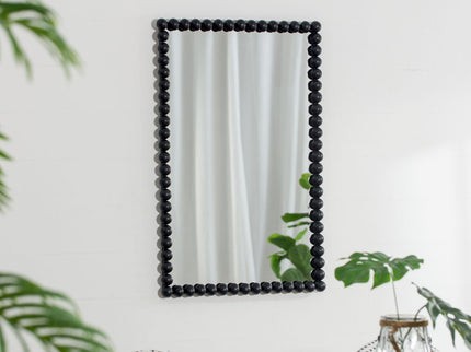 Rectangle Mirror, Wall Mirror For Living Room Bedroom Entryway - Black