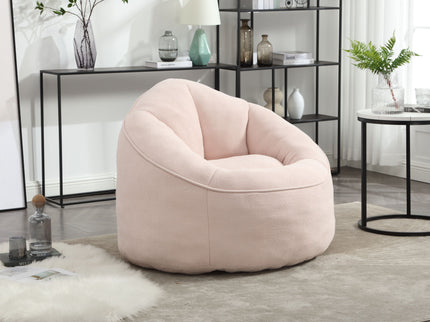 Bedding Bean Bag Sofa Chair High Pressure Foam With Footrest