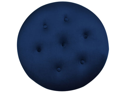 Yolanda - Round Upholstered Accent Ottoman