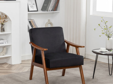 Accent Chair, Classic Mid Century Modern For Extra Seating