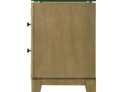 Menlo - 2 Drawer Nightstand - Pine Wood