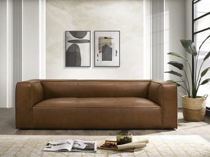 Colton - Sofa With Corner Blocked Frame - Tan