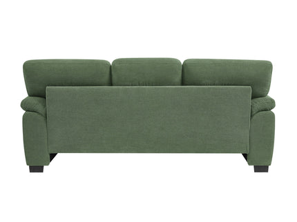3 Seater Sofa With Padded Armrests And Triangular Leg