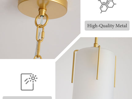 Adjustable Cylindrical Pendant Light