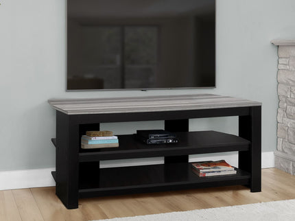 TV Stand, Console, Media Entertainment Center, 3 Storage Shelves