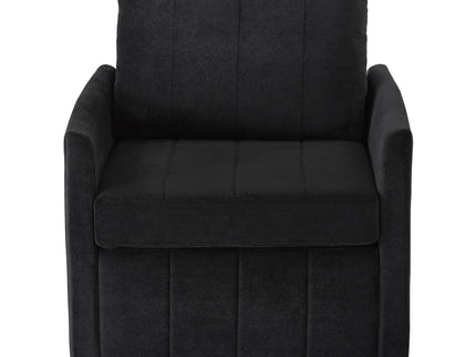 Upholstered Convertible Sleeper Sofa With 5 Position Backrest, Side Pockets, Storage