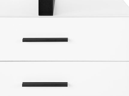 Computer Desk For Home Office, Left, Right Set - Up, Ample Storage Drawers