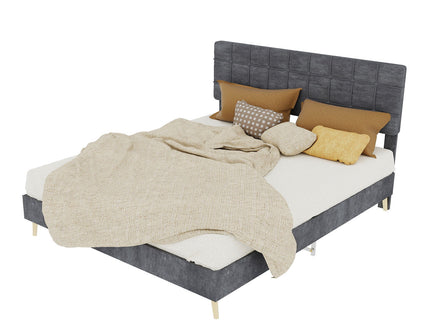 Yungan Lingge Minimalist Soft Pack Headboard Bed