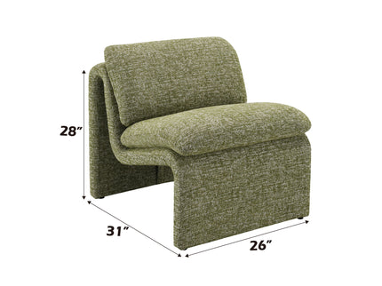 Jaeda - Innovative Elegance Accent Chair In Curved Shape