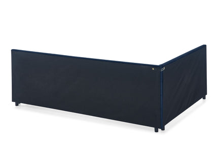 Elegant Design Storage Upholstered Tufted Bed Frame With Backrest And Armrests