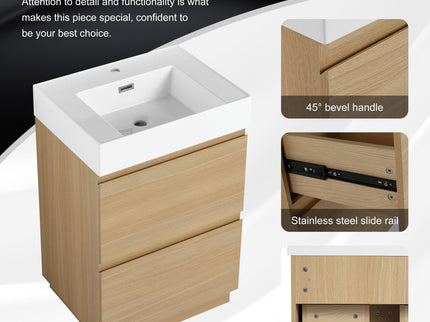 Modern Freestanding Bathroom Vanities With Single Sink Combo