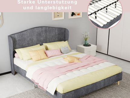 Upholstered Bed, Tufted Headboard, Comfortable Sleep