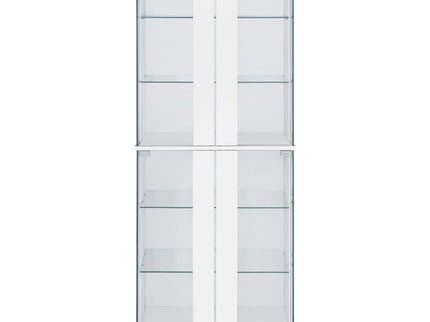 Gilbert - 4 Door LED Curio Display Cabinet