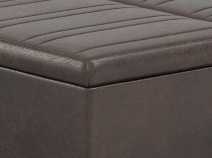 Ellis - Upholstered Coffee Table Storage Ottoman