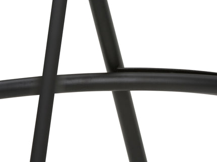 Simeon - Multifunctional Metal Stool With Wood Seat