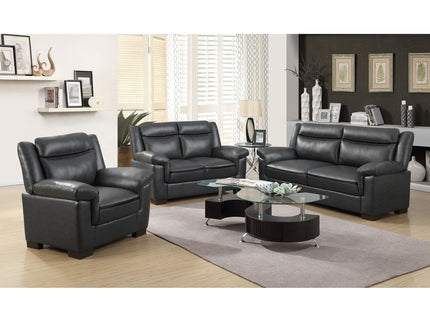 Jacob - Loveseat With Pillow Top Arms Upholstery - Gray