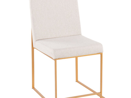 Fuji - Contemporary Stylish Frame, High Back Dining Chair (Set of 2)
