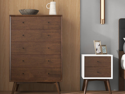 Caroline - Mid-Century Modern Style Night Stand 2 Drawer