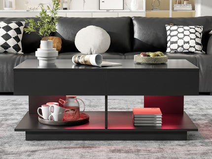 Multifunctional Adjustable Coffee Table With Hidden Storage Space For Living Room