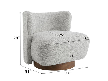 Lisa - Accent Chair - Gray