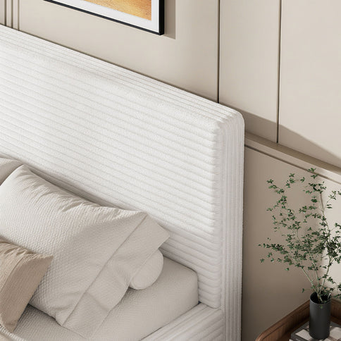 Airframe - Upholstered Bed Frame, Cloud Soft Headboard
