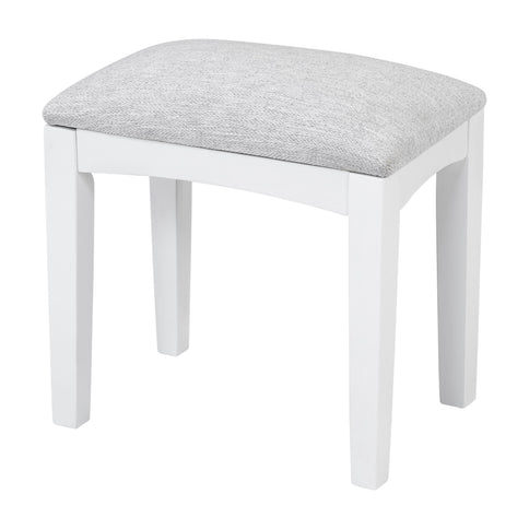 Elegant Makeup Vanity Desk With Adjustable Mirror And Storage And Construction - White