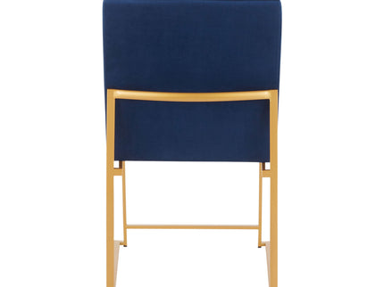 Fuji - Contemporary Stylish Frame, High Back Dining Chair (Set of 2)