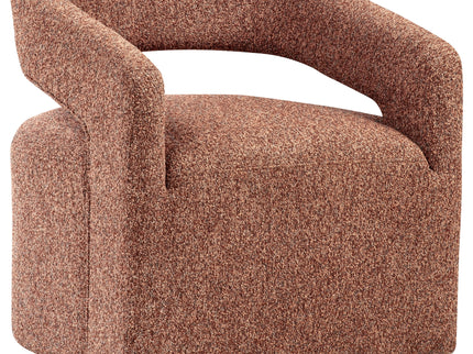 Brillia - Swivel Accent Chair - Burgundy