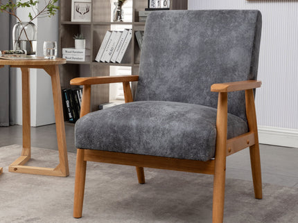 Wide Classic Mid-Century Modern Arm Chair