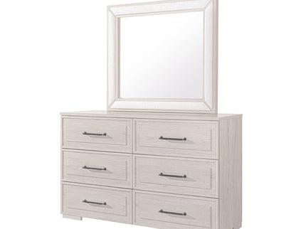Ciara - Upholstered Mirror - Beige