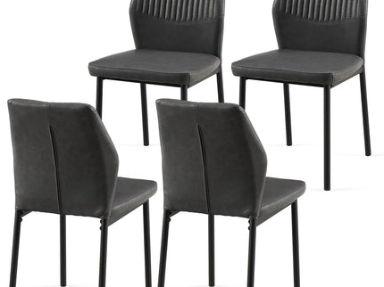 Dining Chairs Living Room Chair Modern Kitchen Armless Side Chair With Metal Legs