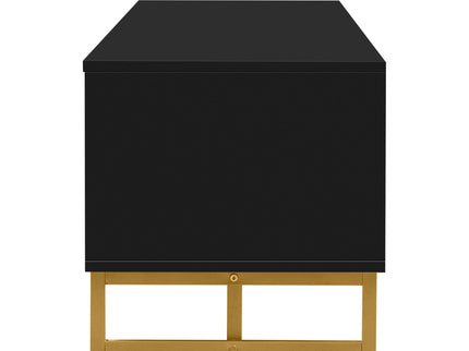 TV Media Console Table, TV Stand With Storage For Living Room - Black