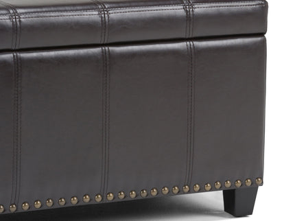 Amelia - Transitional Storage Ottoman Bench