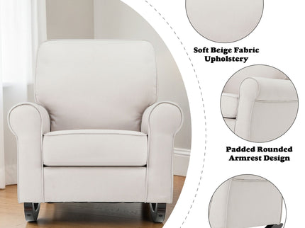 Elvin - Rocking Chair - Beige