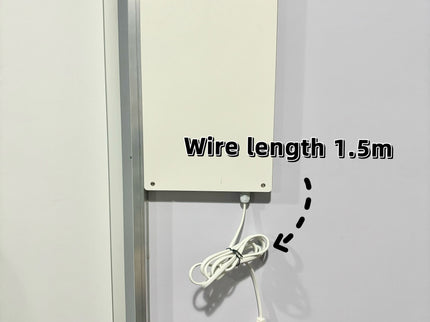 Arch Design LED Full Length Mirror, Dimmable, High Definition, Explosion Proof, 65" X 21" - Silver