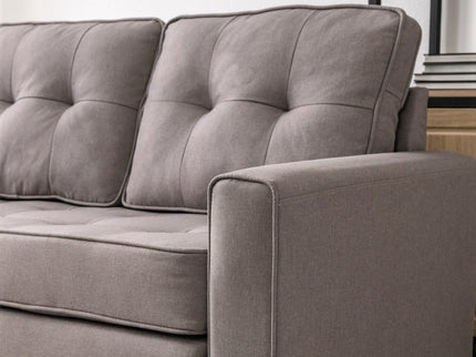Pull Out Sleeper Loveseat - Light Brown