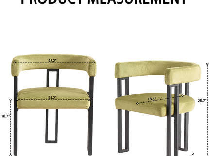 Cushioned Accent Armchairs (Set of 2)