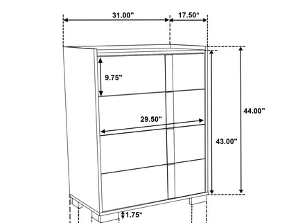 Lincoln - Bedroom Set With LED Lighting