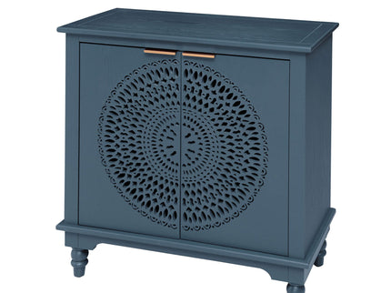 Hollow - Carved 2 Doors Accent Cabinet