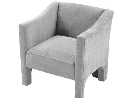 Barrel Accent Chair With Enclosed Arms