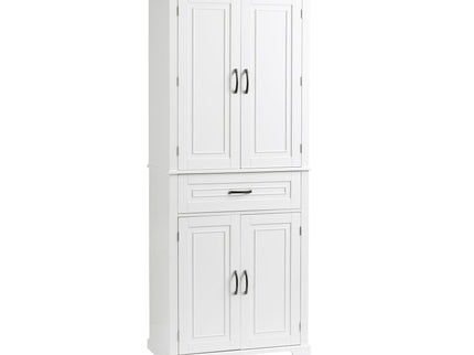 Bathroom Storage Cabinet With Doors And Drawer, Adjustable Shelf