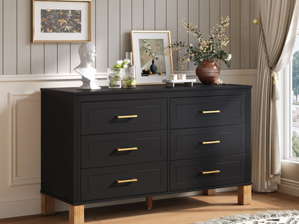 6 Drawer Double Dresser